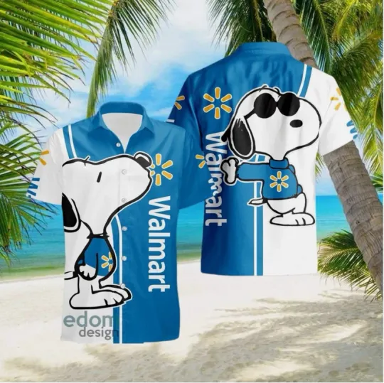 Discover Walmart Logo Brand Design Hawaiian Shirt For Men And Women Gift