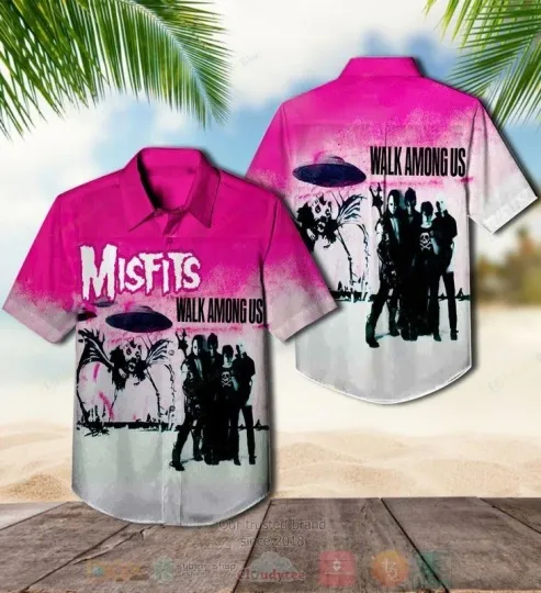Discover Misfits Band Walk Among Us Hawaiian Shirt