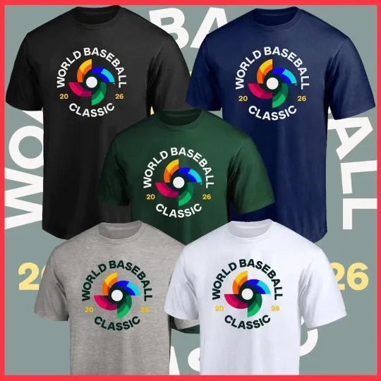 Discover World Baseball Classic 2026 reprint T-Shirt, Baseball Fan