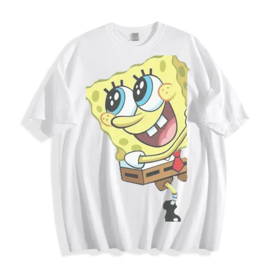 SpongeBob Sea Hero T-Shirt, Cheerful Underwater Adventurex Tee