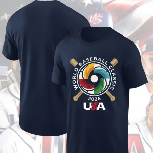 Discover Team USA World Baseball Classic 2026 Champions Shirt, USA WBCC Champions T Shirt