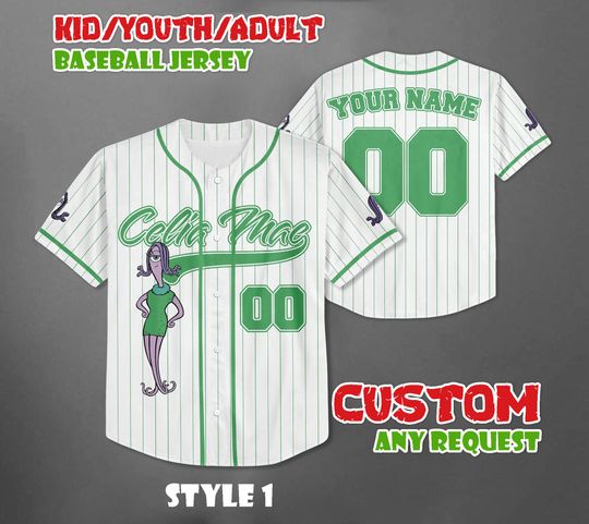 Discover Custom Disney Monster Inc Celia Mae Baseball Jersey, Birthday Gift for Monster Inc Fans Family
