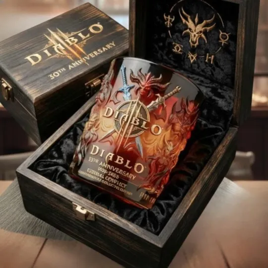 Discover Anniversary Whiskey Glass