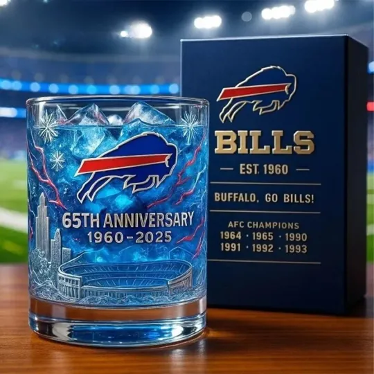 Discover Bills 65th Anniversary Whiskey Glass
