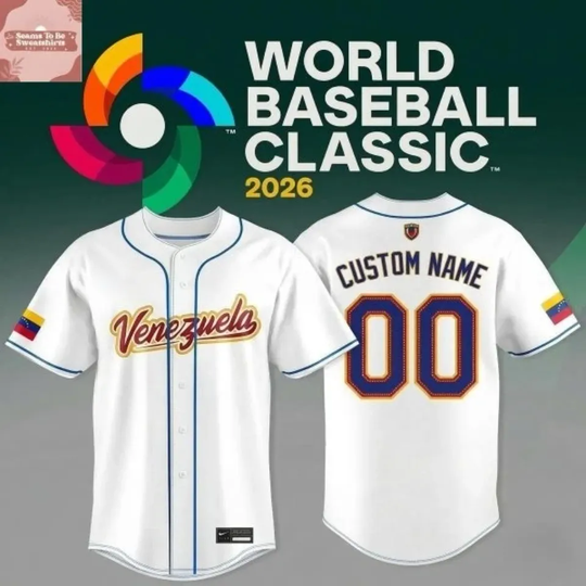 Discover Print Men's Vene Baseball Champions  2026 World Baseball Jersey Classic