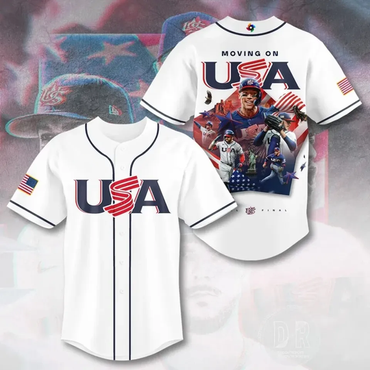 Discover Print Men's US Baseball Champions  2026 World Baseball Jersey Classic