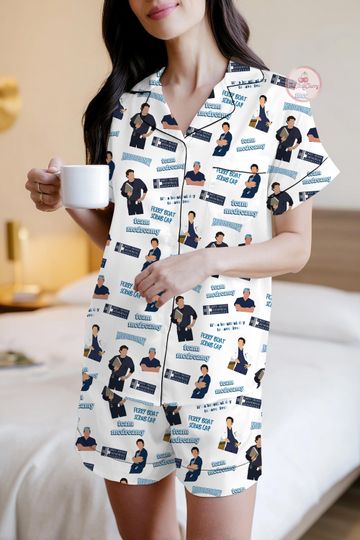 Discover McDreamy Derek Shepherd Fan's Pajama Set, TV series pajama set, Gift For Woman, Gift for fan, Cozy Sleepwear Set