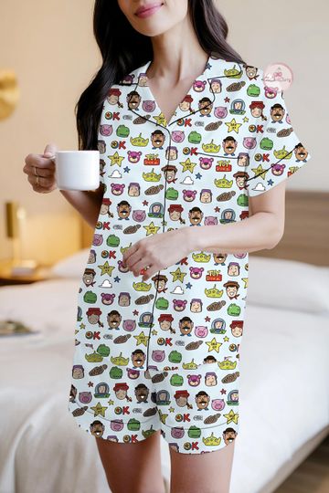 Discover Toy Story Pajamas Set, Woody Jessie Buzz Alien Rex Women Pajamas, Disneyland Family Matching Pajamas, Pixar Toy Story Fan Merch