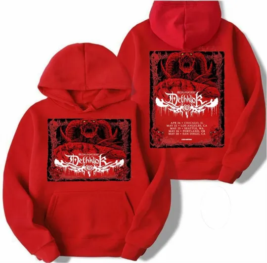 Dethklok Spring 2026 US Tour Double Sided Hoodie