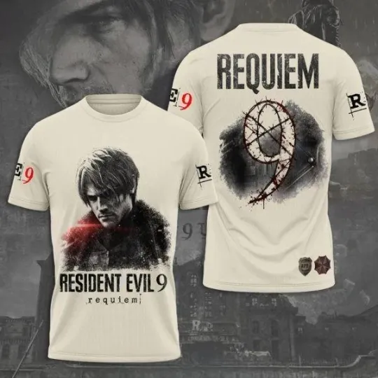 Discover Resident Evil 9 Requiem 2026 T-Shirt