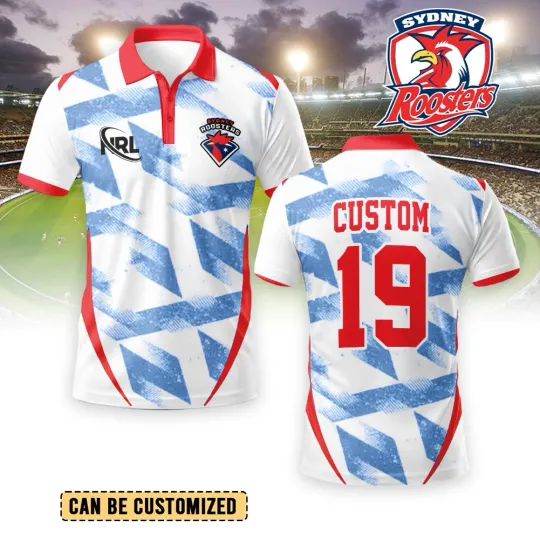 Discover Sydney Roosters Personalized Polo Shirt Gift For Fans