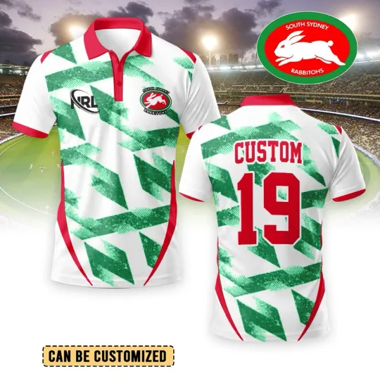 Discover South Sydney Rabbitohs Personalized Polo Shirt Gift For Fans