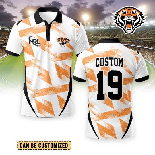 Discover Wests Tigers Personalized Polo Shirt Gift For Fans