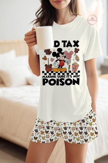 Discover Funny Dad Tax Pajama Set, Making Sure It's Not Poison Gift for Him, Funny Dad Tax Disney Dad, Birthday Gift For Dad, Dad Jokes Prints