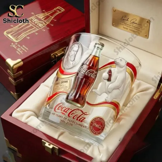 Discover Coca Cola 140Th Anniversary Archive Edition Whiskey Glass