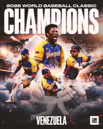 Discover Venezuela Wins World Baseball Classic Poster
