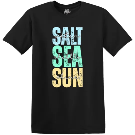Discover Summer T-Shirt - "Saltwater, Seashells, Sunshine"