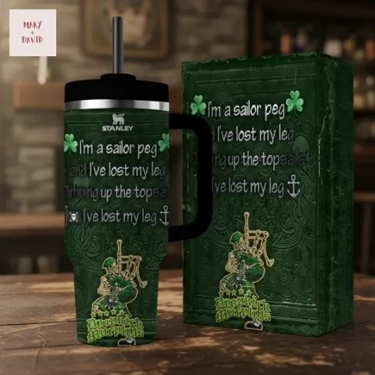 Discover Dropkick Murphys Green 40 oz Tumbler with Handle