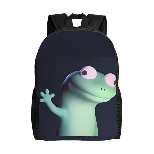 Discover Hoppers Daypack Back to school season Lizard Hoppers – Chaotic Energy in Motion  Fashion Backpack