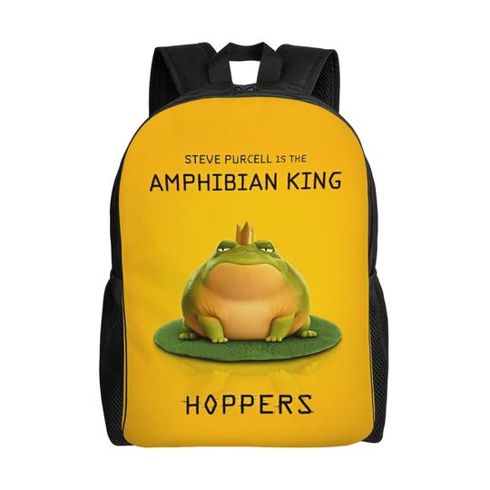 Discover Back to school season Amphibian King Rucksack Hoppers Students Harajuku Design Backpack