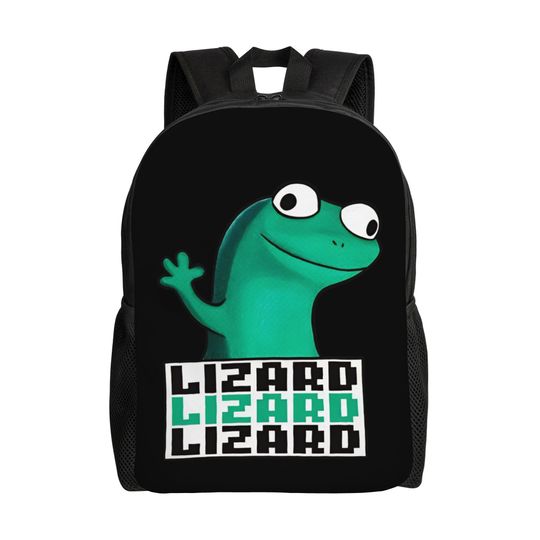 Discover Retro Cartoon Tom Lizard Hoppers   Backpack for Men Women Fashion High School Work Daypack  Laptop Shoulder Bag Gift