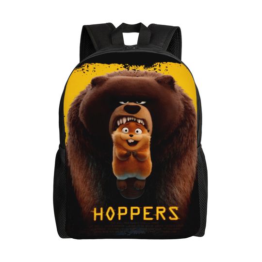 Discover Cute Hoppers Movie Cool Backpack with Pocket Student Work  Daypack for Men Women Laptop Computer Shoulder Bag