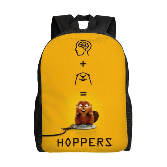 Discover Hoppers Cartoon Classical Backpack with Pocket High School Business  Daypack for Men Women College Canvas Bags