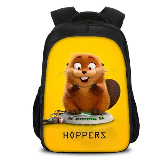 Discover Cartoon Movie Hoppers Kids Large Capacity Double Layered Backpack Students School Bags for Girls Boys Bookbag Travel Backpacks