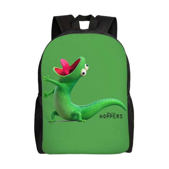 Discover Hoppers Tom Lizard Yelling Funny Pose Backpack  Women Polyester Camping Backpacks Print Casual School Bags Rucksack