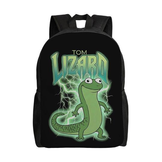 Discover Tom Lizard Meme Movie Backpack for Men Women Cool Student Business Daypack Hoppers College Shoulder Bag Lightweight