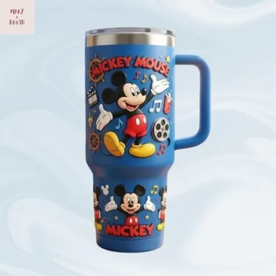 Discover Mickey Mouse 40 oz Tumbler with Handle