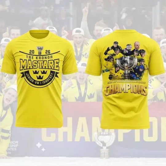 Discover Sweden Team World Junior Championship 2026 Collecion Unisex Gift For Fans
