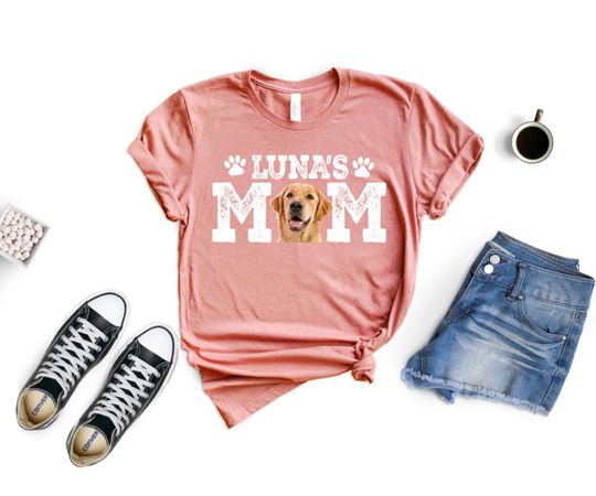 Discover Custom Dog Mom Shirt with Pet Names, Dog Lover Tee