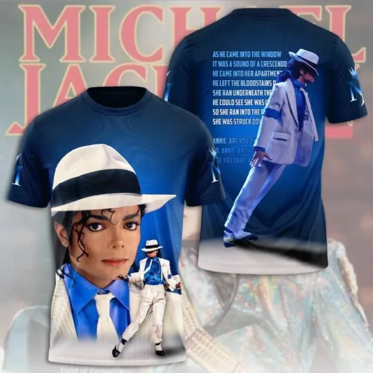 Michael Jackson 3D Unisex T-shirt, gift for fans