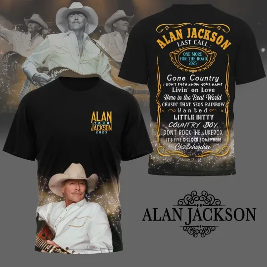 Discover Alan Jackson fans 3d shirt Men Women