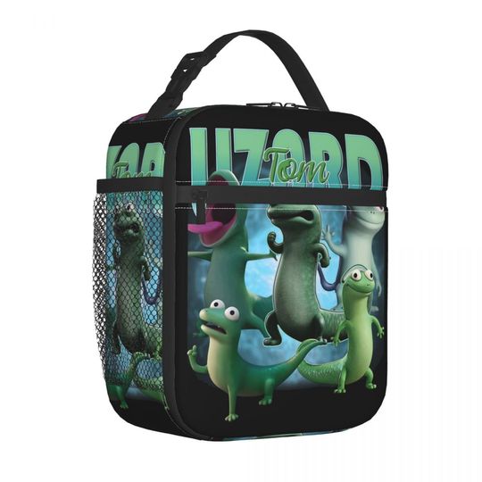 Discover Tom Lizard Hoppers Movie Accessories Insulated Lunch Bag For School Office Food Box Portable Cooler Thermal Lunch Box