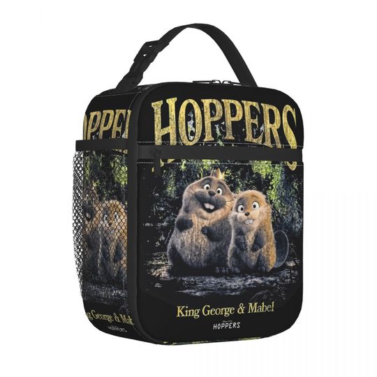 Discover Hoppers Cartoon Movie Accessories Insulated Lunch Tote Bag For Work Storage Food Boxes Portable Thermal Cooler Lunch Boxes