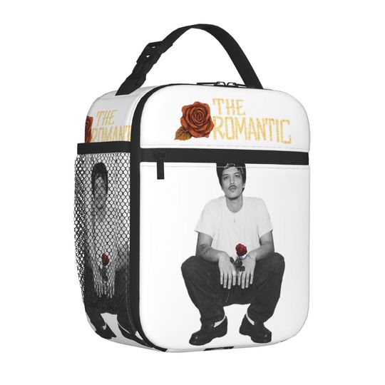 Discover Bruno Mars The Romantic Tour 2026 Accessories Insulated Lunch Bags For Work Food Storage Bag Portable Thermal Cooler Lunch Box
