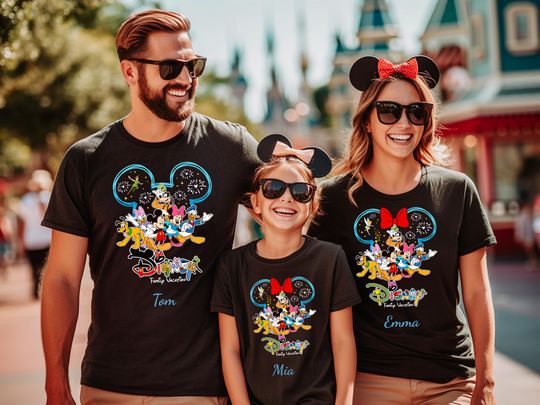 Discover Custom Disney Trip 2026 Shirt, Disney Trip shirt, Disney Family Vacation Shirt, Disney Family Matching Shirt, disney world family shirt 2026