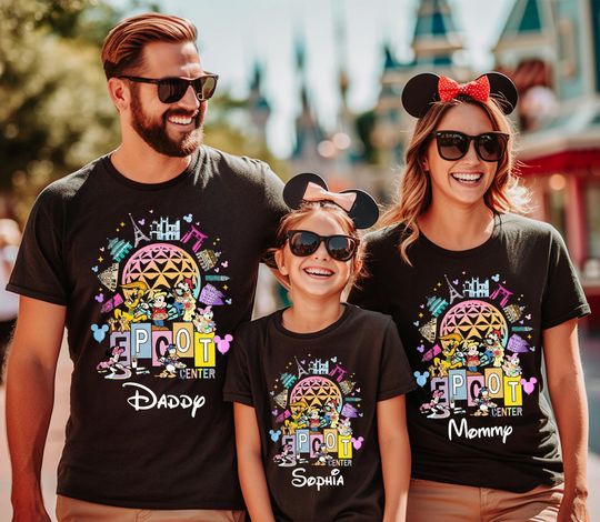 Discover Retro Disney Epcot Family Matching Shirt, World Tour Tee