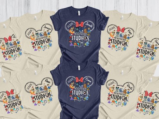 Discover Disney Hollywood Studios 2026 Shirts, Hollywood Studios Shirts, Hollywood Studios Trip Shirt, Disney Family Vacation, Disney Trip 2026 Shirt