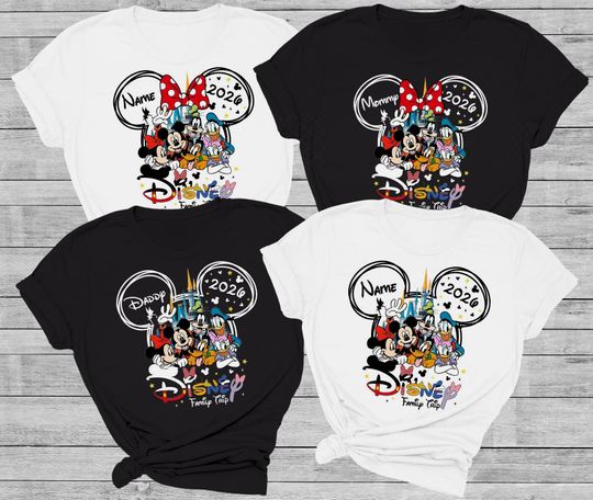 Discover Disney 2026 Custom Shirts, Disney Family Shirts, Disneyworld Matching Family Shirts, Disney Vacation 2026 Trip Shirt, Disneyland shirt