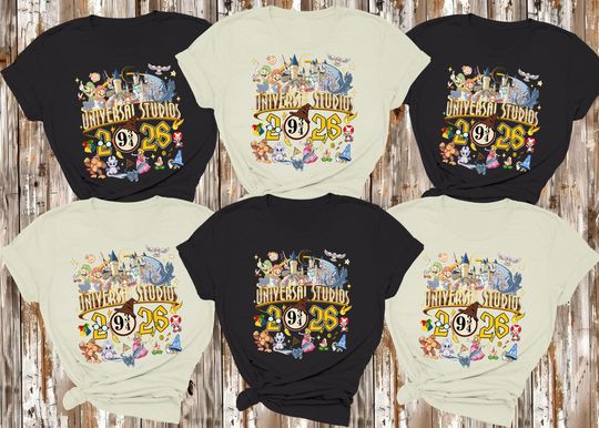 Discover Custom Epic Universe 2026 Family Trip Shirt, Personalized Family Vacation Tee, Matching Universal Shirts