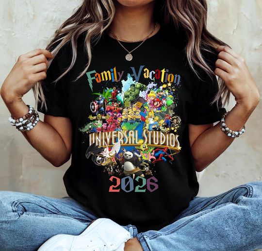 Universal Studios Shirts, Custom Universal Studios Shirts, Universal Studios Family Vacation Shirts 2026, Universal Studios Group Shirt