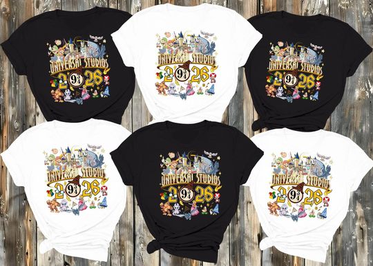 Discover Custom Epic Universe 2026 Family Trip Shirt, Epic Universe Family Shirts, Matching Universal Shirts