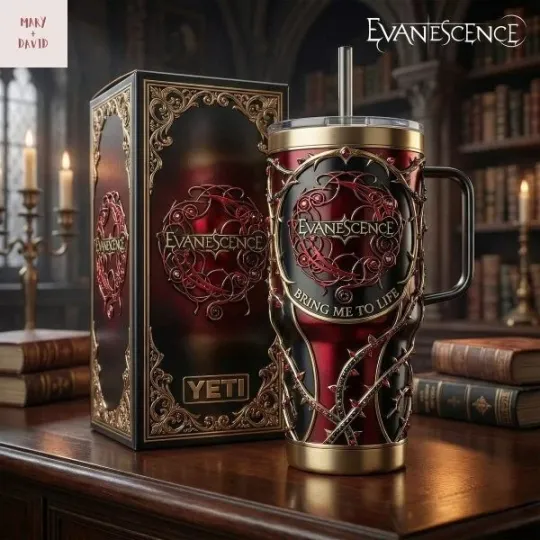 Discover Evanescence Bring Me To Life Tumbler (No box)