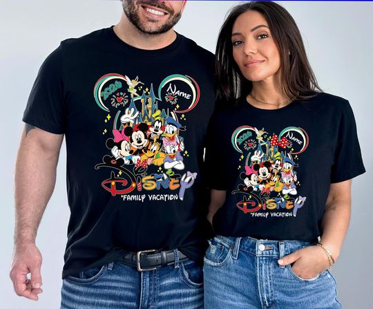 Discover Disney Vacation 2026 Trip Shirt, Disney 2026 Personalization Shirts, Disney Family Name Shirts, Disneyworld 2026 Family Shirts, Disney shirt