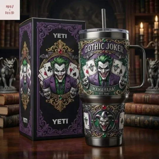 Discover Gothic Joker Hahahaha Tumbler (No box)
