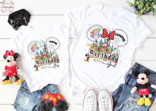 Discover Disney Birthday Girl Shirt, Custom Disney Birthday Boy Shirt, Disney Birthday Shirts, Disney Birthday Family Trip, Disney Matching Shirts