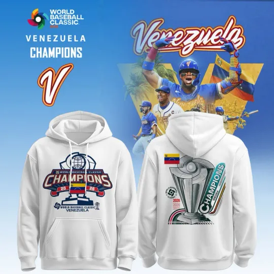 Discover Venezuela 2026 World Baseball Classic Champs Hoodie Pullover Shirt - S to 5XL